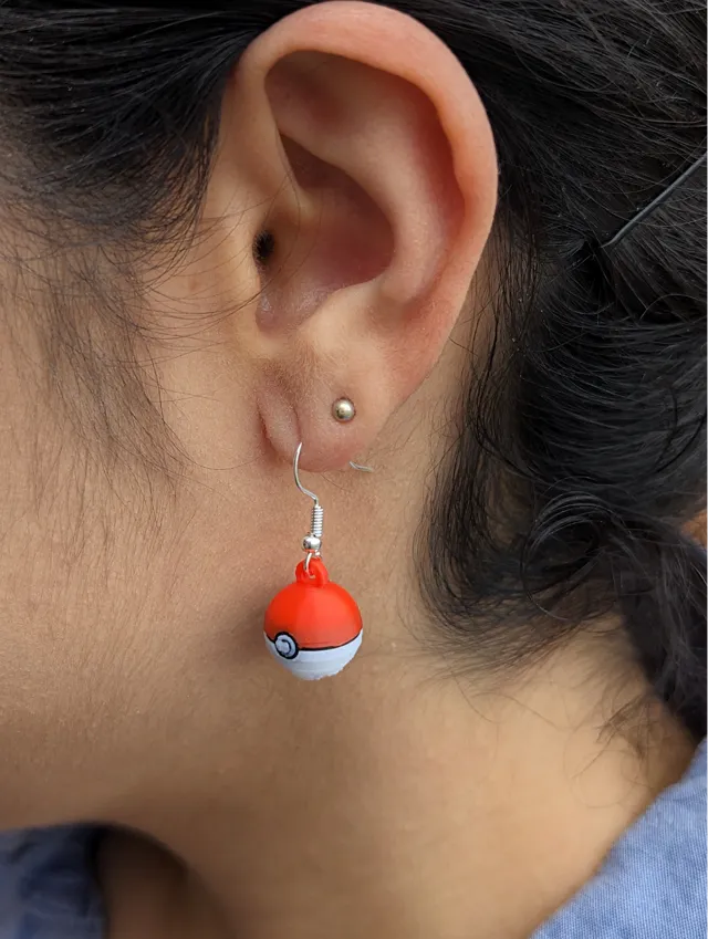 Pokeball Earrings
