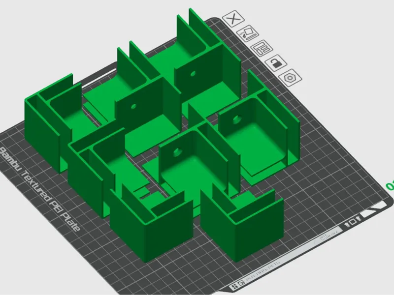 Corners for A1 10mm wall enclosure
