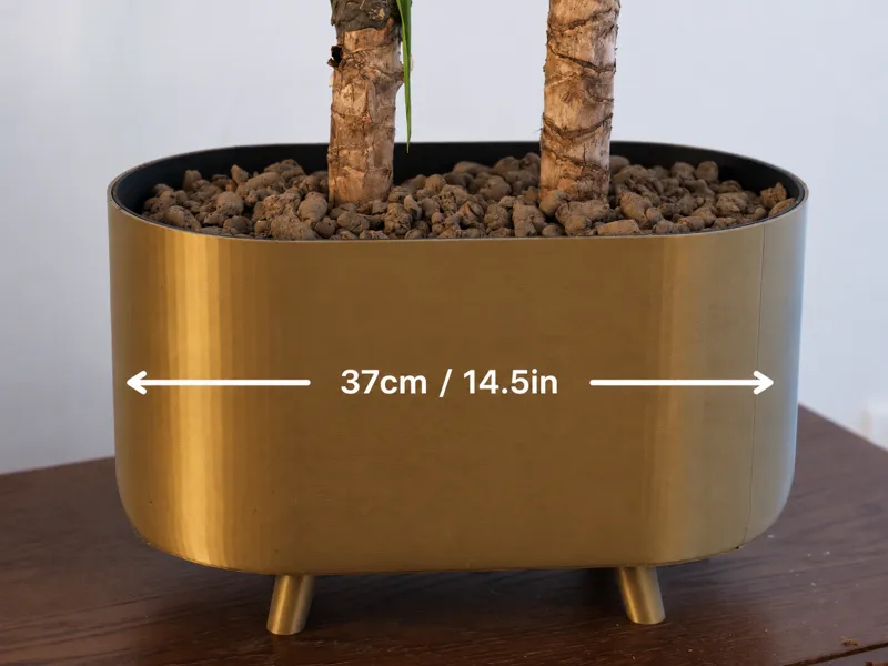 Modern Oval Planter XL (for H2x printers)