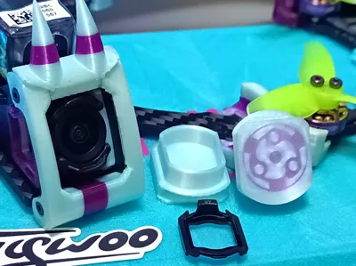 FlyWoo O4 Wide Conversion Lens Cap W/ Filter Cubby