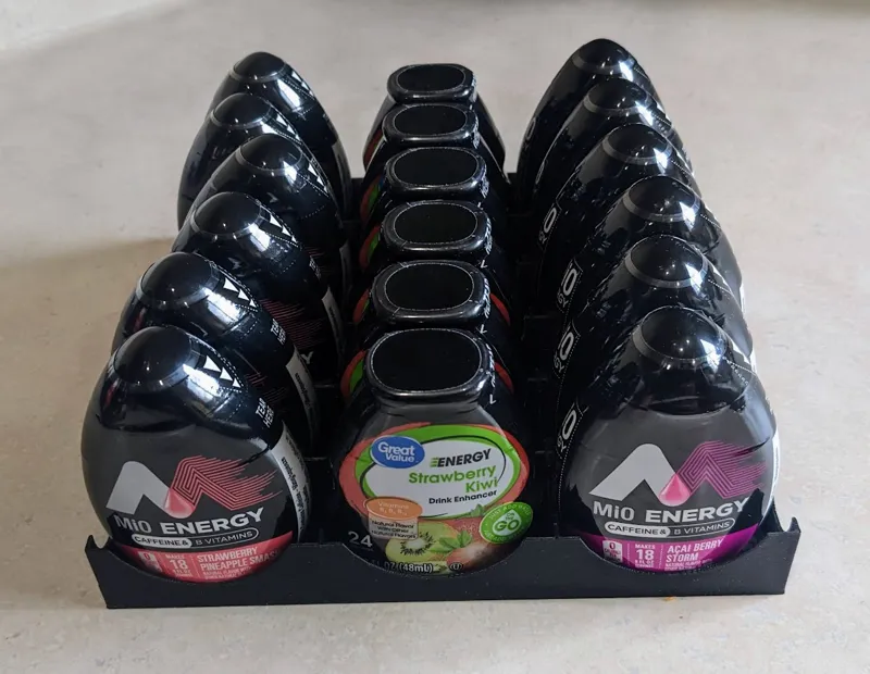 Parametric Water Flavor Container Organizer