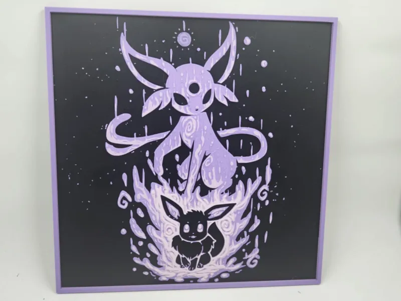 Eevee Evolution Espeon Hueforge