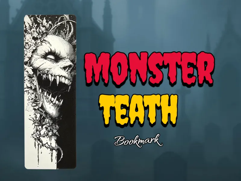 Monster Face - bookmark