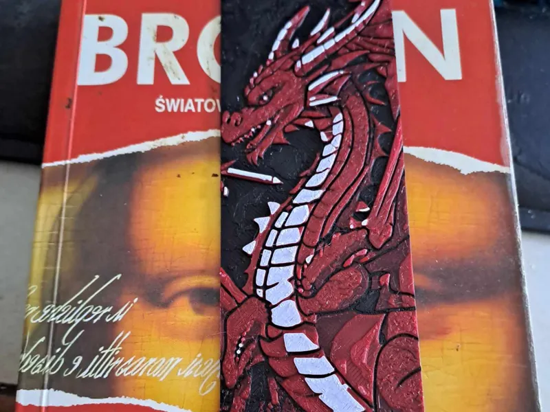 Dragon Bookmark Hueforge