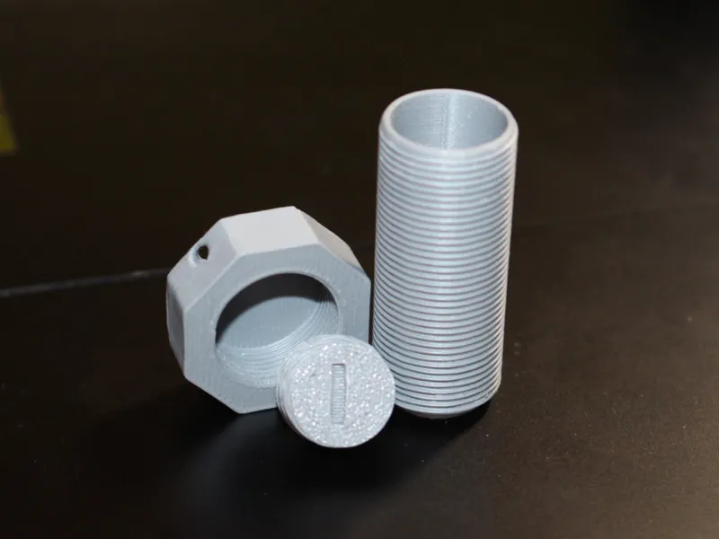 Bolt Keychain: Hidden Multi-Layer Stash