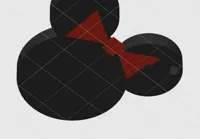 Minnie Mouse Keychain v1