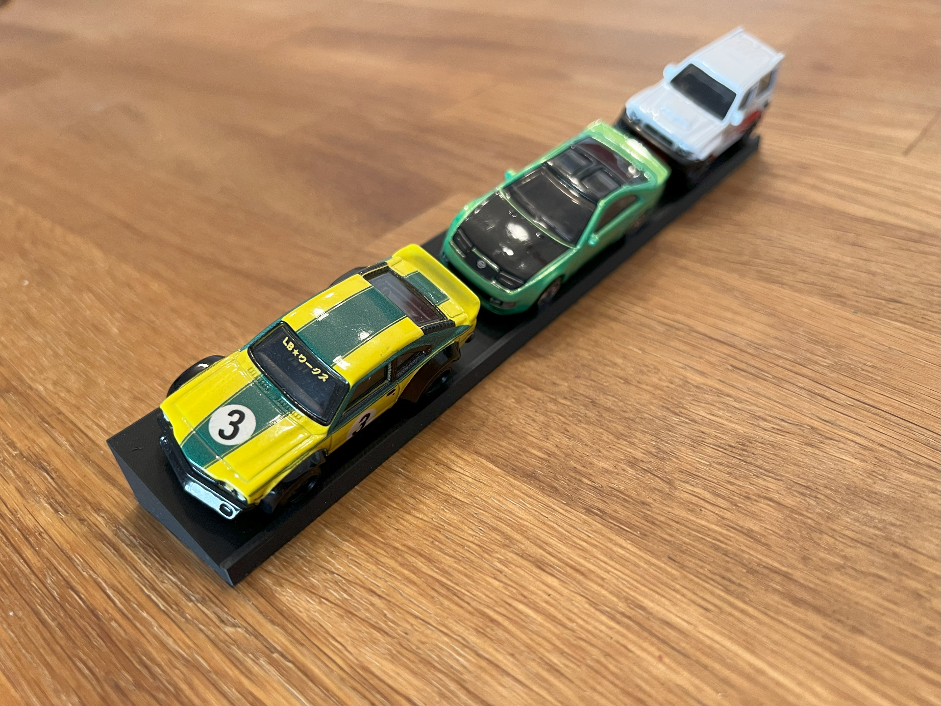 3 display stand 1/64 scale car diorama stand