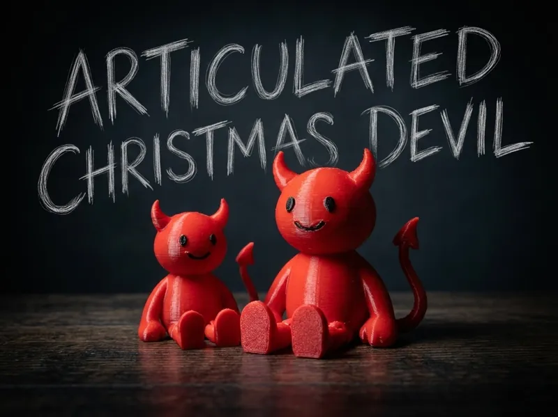 Articulated Christmas Devil