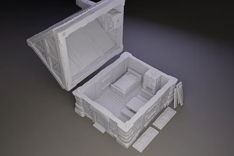 Props for Medieval Village House