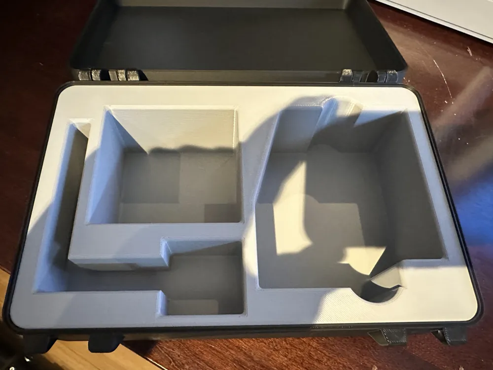 D100 Layout Fanttik D100 Pro Laser Level Storage Box Insert - Free 3D Print Model ...