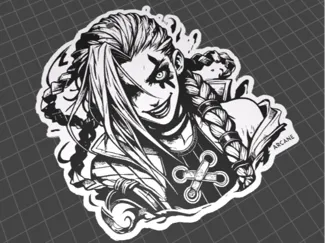 Jinx arcane ornament