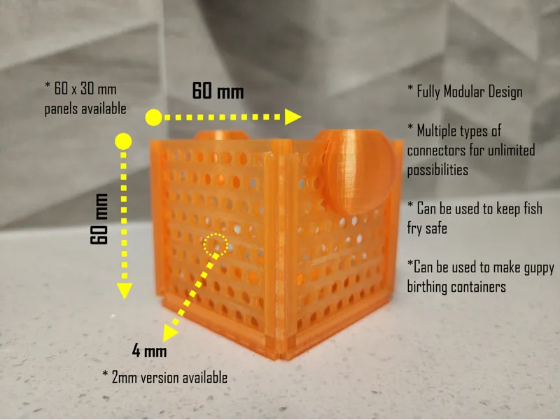 Modular Floating Fish Fry Isolator