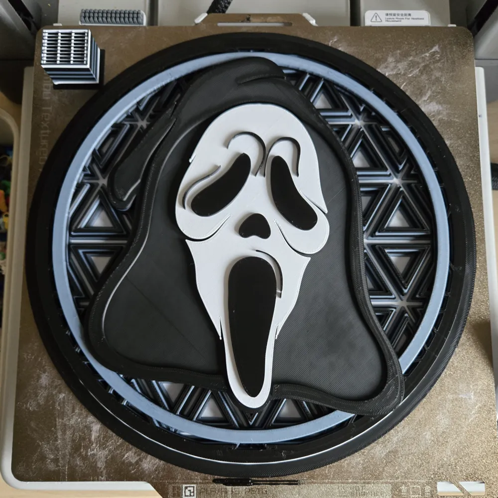 Scream - Ghostface Mosaic by Luke's 3D Prints MakerWorld: Download Free ...