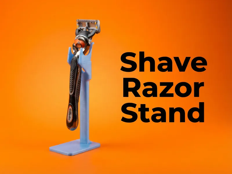 Minimalist Shave Razor Stand – Keep Bathroom Tidy!