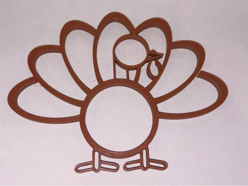 Turkey Outline Napkin Ring
