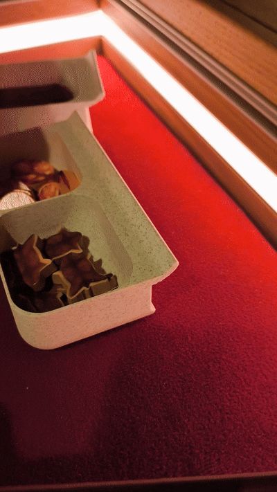 Board game table Trays for the rail Wooden Castle 