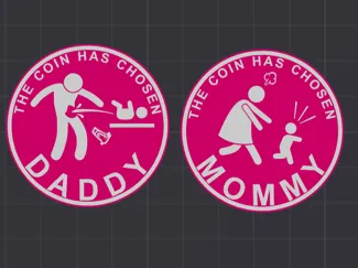 Diaper Duty Coin