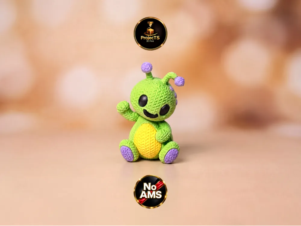Strick-Alien - Free 3D Print Model - MakerWorld
