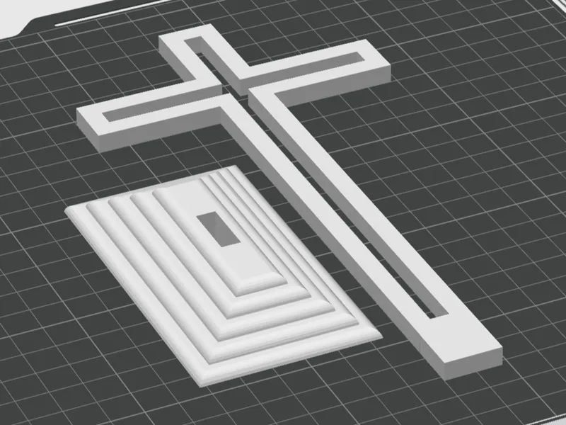 Table cross 2 pieces (1hr print)