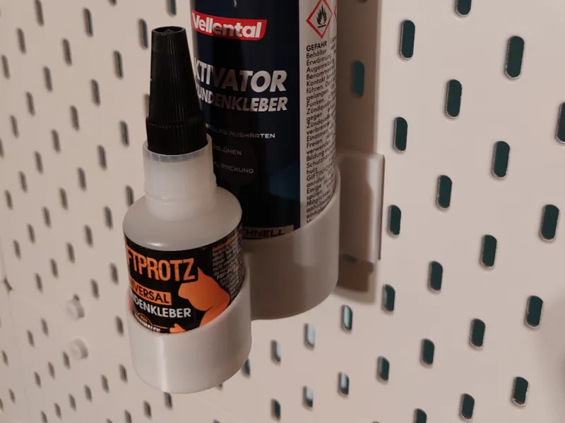 Skadis Sekundenkleber + Aktivator 1-Reihig
