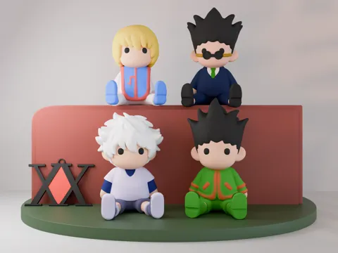 Figura decorativa: Hunter x Hunter – Chibi Doll Collection — referencia de MakerWorld