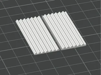 1/56 Scale Corrugated Sheet Stamp Tool - Scenery