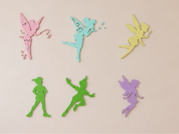 Peter Pan y Campanilla: Set Arte de Pared