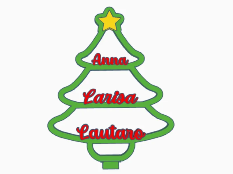 Arbol navidad personalizable