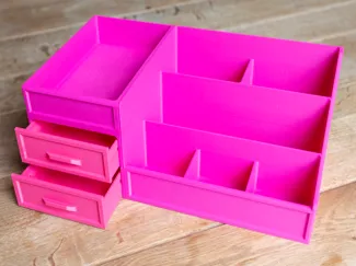 Elegant Desk & Makeup Organizer