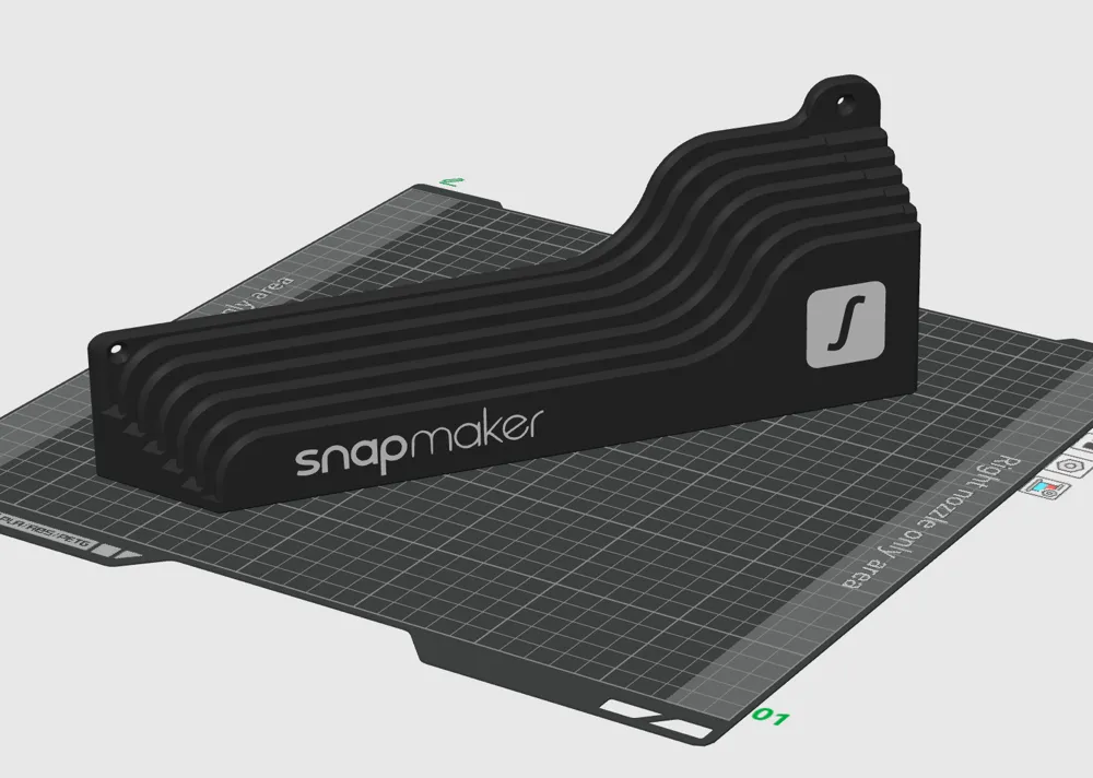 Snapmaker Plate Snapmaker U1 print plate stand 4 or 6 plates - Free 3D Print Model ...