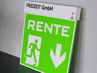 Fluchtweg Lampe Rente