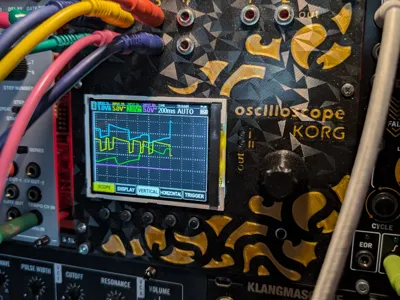 Eurorack front panel of KORG NTS-2