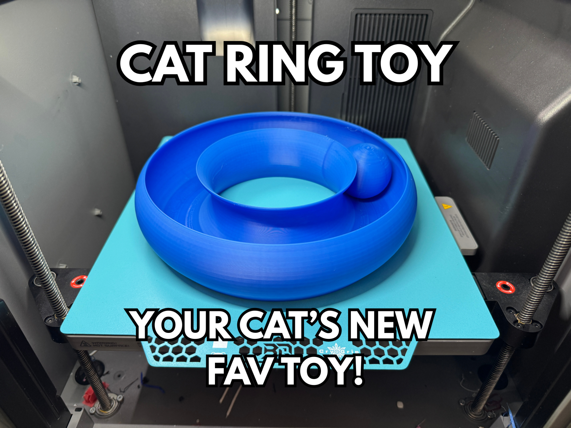 Cat Ring Toy - Infinite Ball Chasing For Cats!