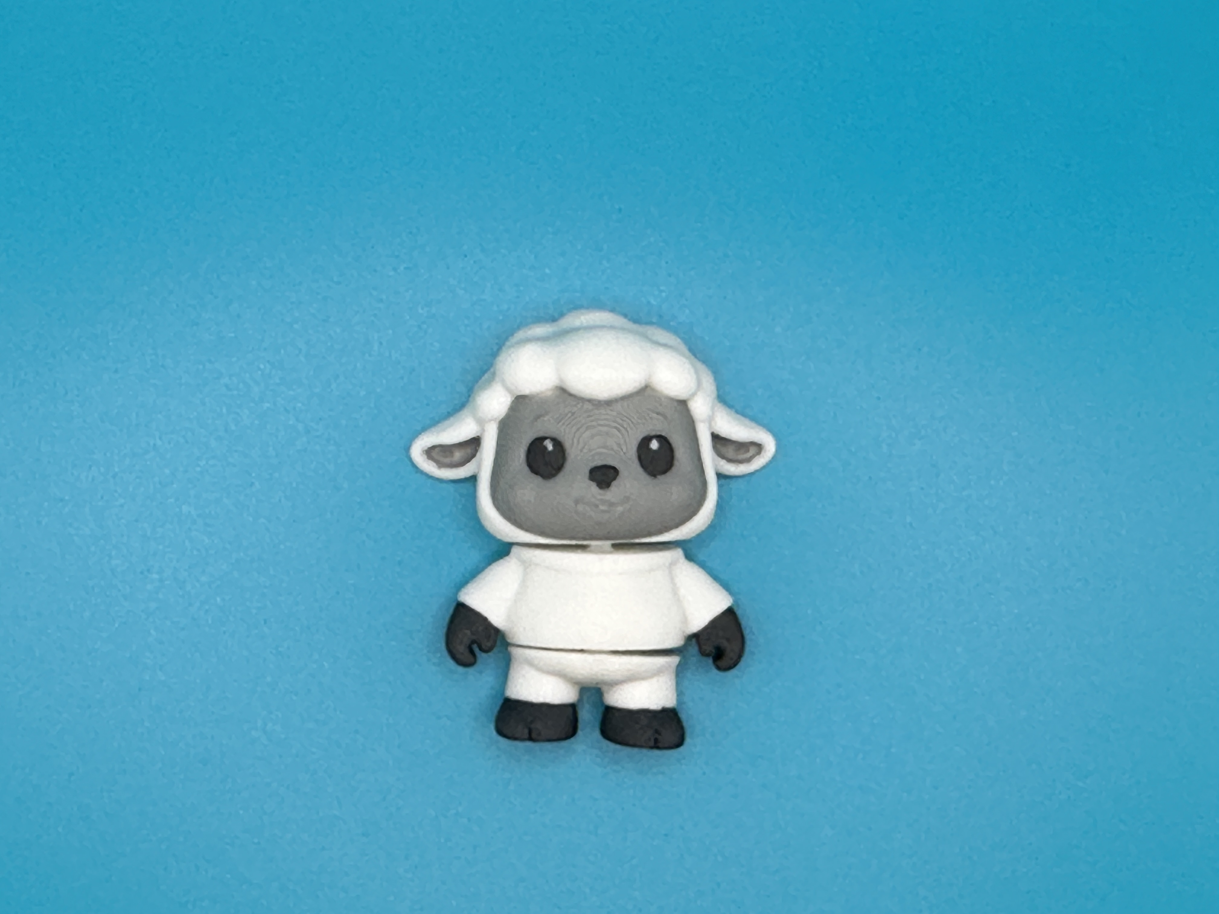 Miniatura 1 do modelo 3D Cute Flexi Sheep