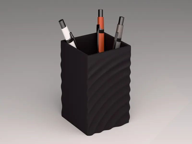 Wavy Pen Holder 2