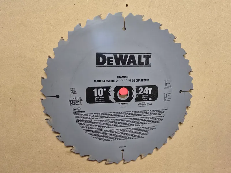 Table Saw Blade Wall Mount (15.9mm or 5/8" hole)