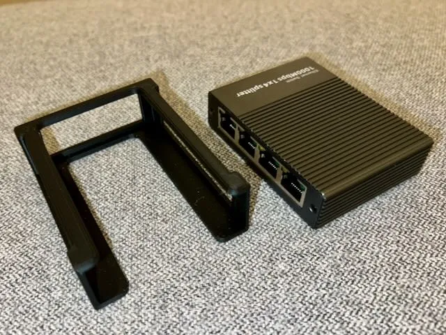 Ethernet Switch Holder (usb powered switch)