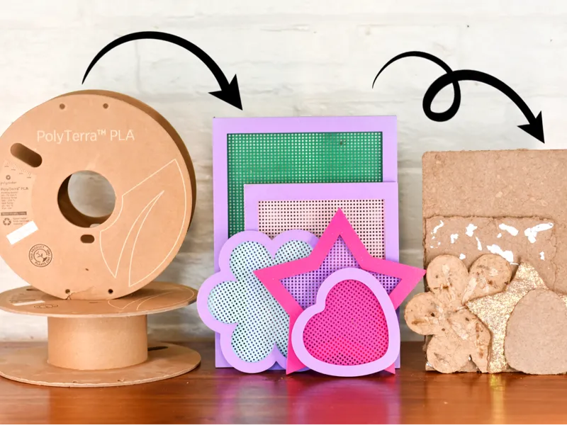 Cardboard spool Recycling Kit