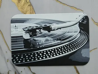 Hueforge Vinyl Record Art