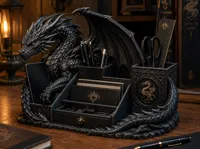 Organiseur de bureau dragon gothique — photo 2