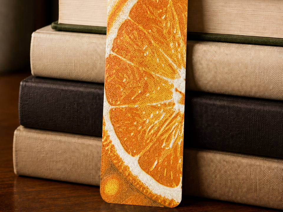 Orange Slice Bookmark