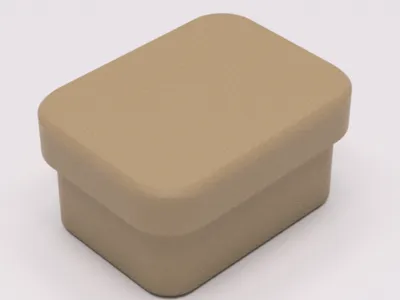 Paramitric box with lid