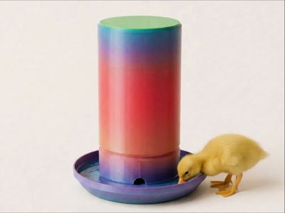 GravityFlow Chick & Duck Water Feeder No Supports!