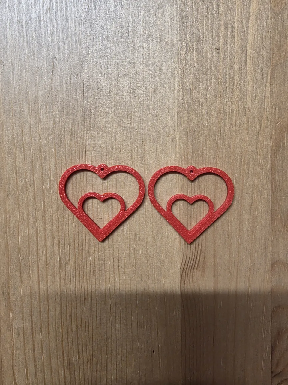 Double Heart Earrings view 2