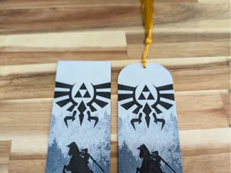 Zelda Bookmark with Rounded Corners