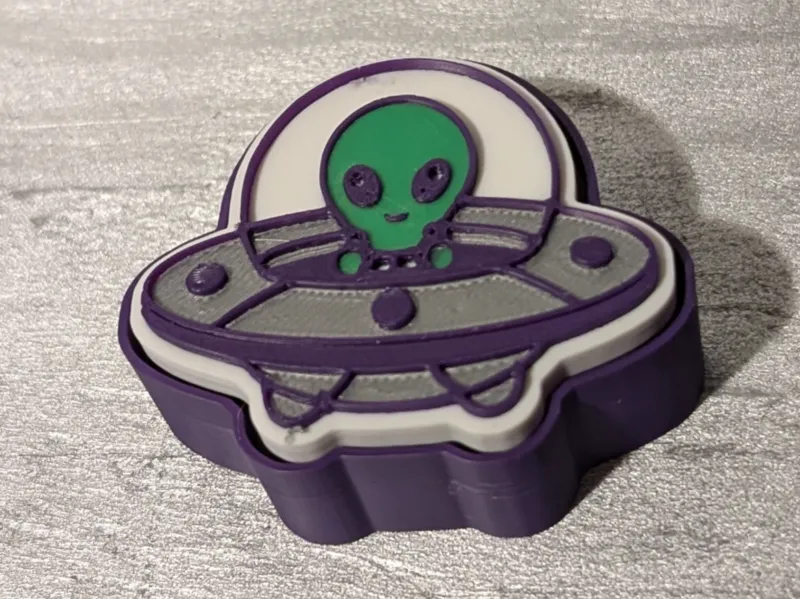 Alien UFO Fidget Clicker