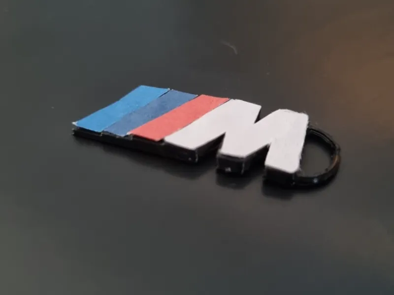BMW M Logo Keychain