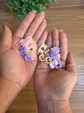 Modelo para impresión 3D: PASSANTES DE ELÁSTICO FOFINHOS — vista de referencia 2