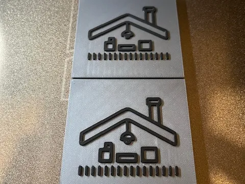 Attic door hole cover