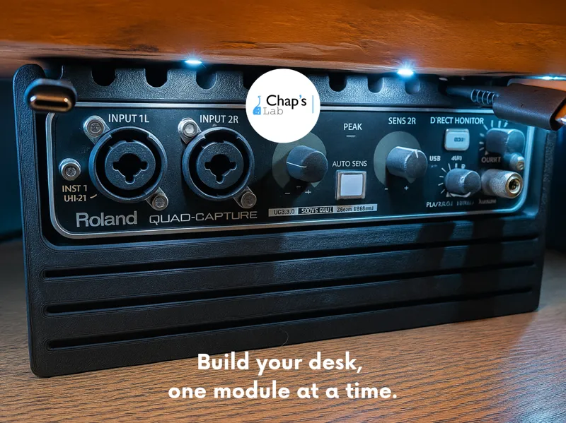 Desk Project – Quad capture, cable & cheat sheet